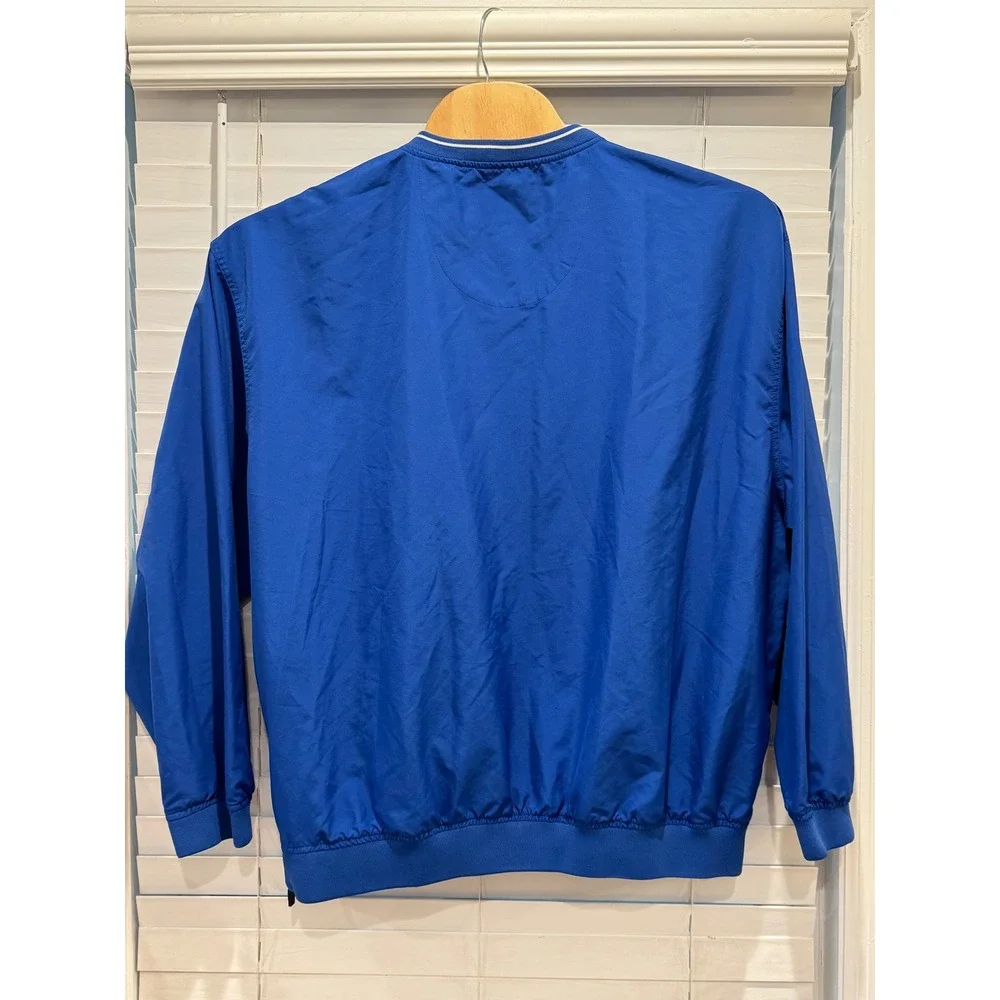 Nike Kentucky Wildcats Windbreaker Pullover Mens XXL Blue V-Neck Side Zip Y2K